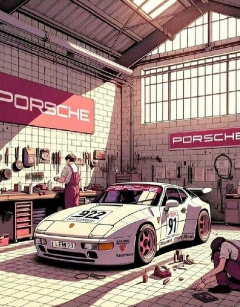 Porsche Car, Serie Bmw, Paint Tips, Bg Design, Jdm Wallpaper, Cool Car Drawings, Porsche 944, Car Artwork, Cool Car Pictures