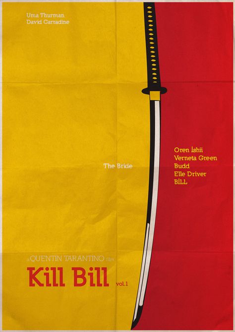 Julie Dreyfus, Kill Bill Poster, Gordon Liu, Kill Bill Vol 1, Quentin Tarantino Movies, Tarantino Films, Daryl Hannah, Eren Aot, Digital Media Design