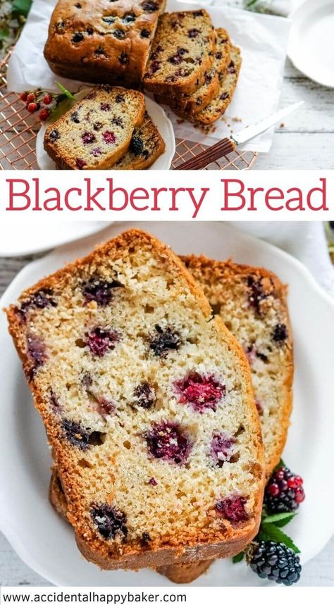 Blackberry Bread, Blackberry Dessert, Recipe Cheesecake, Blackberry Recipes, Homemade Snickers, Cheesecake Dessert, Cookies Bars, Recipes Yummy, Blueberry Bread