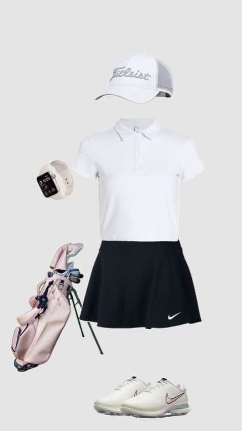 #myfirstshuffle Golf Outfits Women Ralph Lauren, Golf Inspired Outfit, Top Golf Outfit Winter, Women’s Golf Outfit Aesthetic, Women’s Golf Outfits Cute, Women’s Vintage Golf Outfit, Cute Golf Outfit, Birthday Planning, Set Outfit