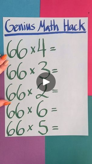 59K views · 68 reactions | Genius math hack #reels #math | Jennie and Nick's Brainteasers | Jennie and Nick's Brainteasers · Original audio Math Tricks, Short Films, Original Video, Brain Teasers, Short Film, Funny Stuff, Audio, Education, Media