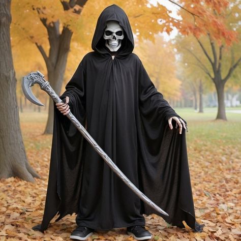 Grim reaper makeup