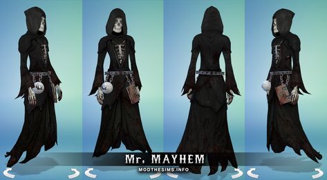 Sims 4 Cc Grim Reaper, Sims 4 Grim Reaper Cc, Sons Of Anarchy Reaper, Reaper Costume, Cc Packs, Sims Wallpaper, The Sims 2, Sims Freeplay, Sims 4 Cc Packs