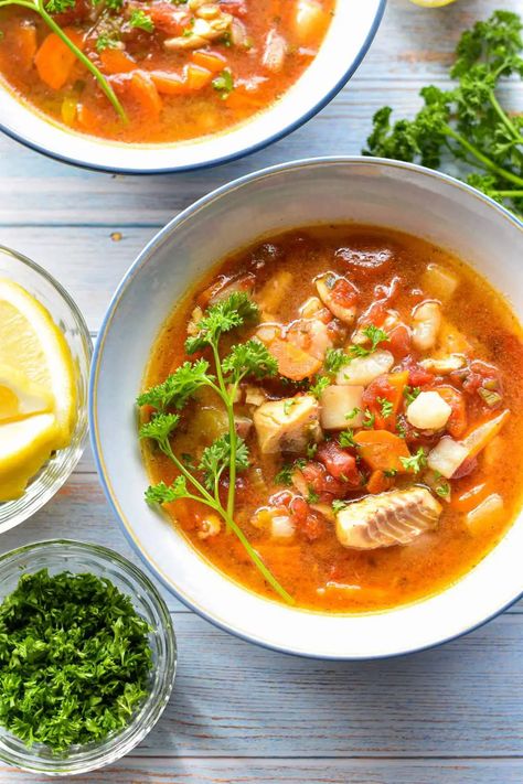 This Instant Pot Mediterranean-Style Fish Stew is bursting with flavor and nutrients, ideal for busy weeknights. It's also low FODMAP, dairy-free, gluten-free, and Whole30. ~ Good Noms, Honey! ~ Mediterranean Fish Stew ~ Instant Pot Fish Stew ~ Low FODMAP Stews Mediterranean Instant Pot, Mediterranean Fish Stew, Instant Pot Fish, Mediterranean Fish, Mediterranean Spices, Whole 30 Diet, Fish Stew, Drying Dill, The Mediterranean Diet