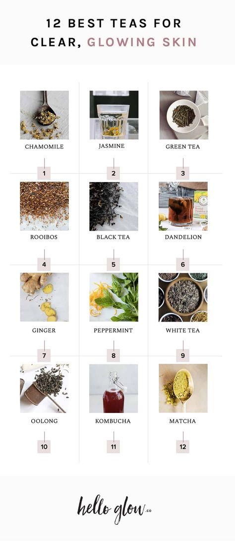 Tea For Skin, Shower Aesthetic, Flavored Waters, Best Teas, Tea Aesthetic, Skin Tea, Skin Drinks, Peppermint White, Healing Tea