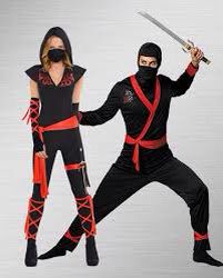 Ninja Couples Costume, Ninja Girl Costume, Ninja Couple Costume, Ninja Diy Costume, Ninja Custome Halloween, Diy Ninja Custome Halloween, Ninja Halloween, Female Ninja, Ninja Outfit