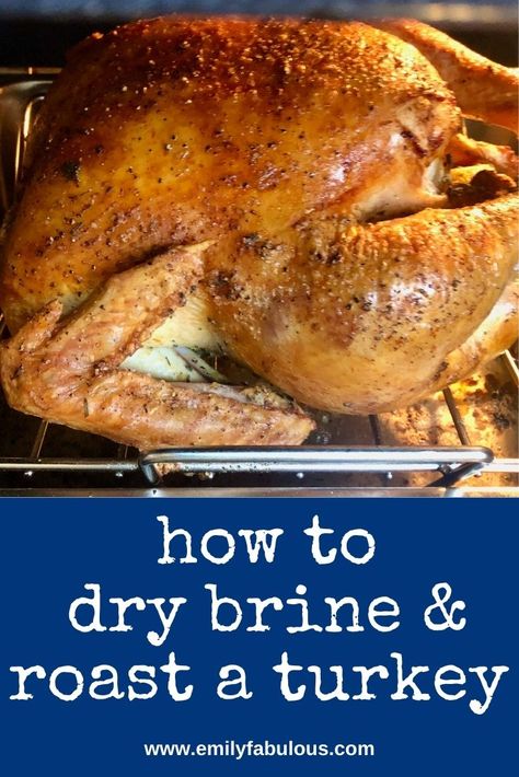 Best Juicy Turkey Recipe, Best Ever Turkey, Juicy Turkey Recipe, Preparing A Turkey, Dry Brine Turkey, Dry Brine, Turkey Brine Recipes, Roast Turkey Recipes, Turkey Brine