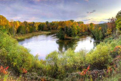 Hiking the Loop: Manistee River Trail & North Country Trail Loop - Manistee County Tourism - Manistee, Michigan Michigan Waterfalls, Manistee National Forest, North Country Trail, Manistee Michigan, Michigan Road Trip, Scenic Road Trip, Scenic Roads, North Country, River Trail