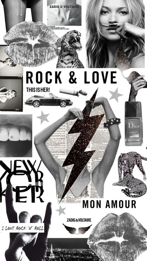 rock and love / inspired by zadig & voltaire Zadig Voltaire Aesthetic, This Is Her Zadig, Zadig And Voltaire Runway, Zadig And Voltaire Sweater, Rock Bag Zadig & Voltaire, Zadig And Voltaire, Aesthetic Vintage, Stardust, Vintage Art