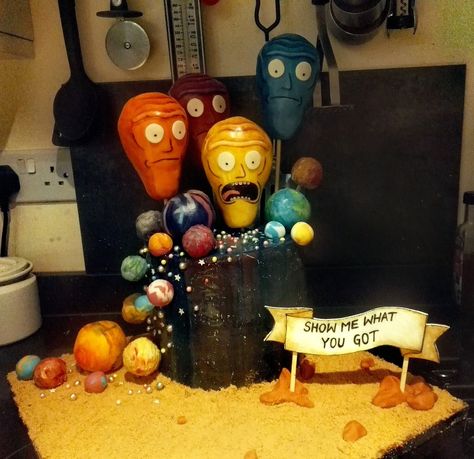 Rick And Morty Party Decorations, Rick And Morty Party, Rick And Morty Birthday, Festa Jack Daniels, Rick And Morty Poster, Dirty Thirty, Rick Y Morty, Halloween Contest, Birthday Themes