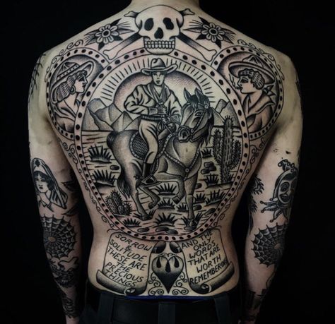 Trad Backpiece Tattoo, Traditional Back Tattoos, Traditional Tattoo Arrow, Back Tattoo Traditional, Traditional Back Piece Tattoo, Traditional Tattoo Back, American Traditional Back Piece, Traditional Tattoo Back Piece, Stanley Kowalski