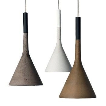 Foscarini Aplomb Suspension Lights Foscarini Aplomb, Small Hanging Lamps, Blinded By The Light, European Modern, Concrete Light, Arch Interior, Wood Pendant Light, Ceramic Light, Light Magic