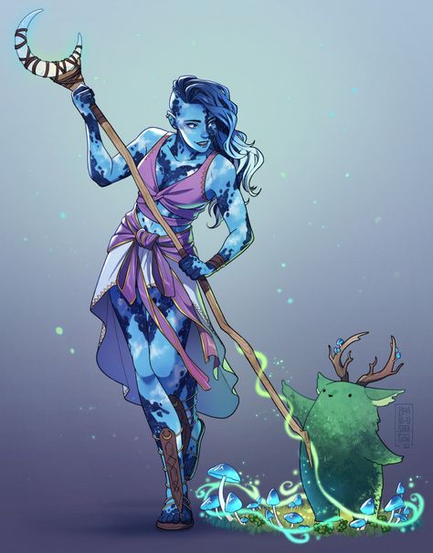 Druid Inspiration, Air Genasi, Water Genasi, Npc Ideas, D D Character Ideas, Dungeons And Dragons Characters, Dnd Art, One Shot, Dnd Characters