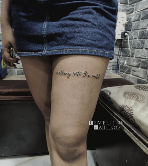 Tattoo Lettering, Thigh Tattoo, Ink Tattoo, Tattoos