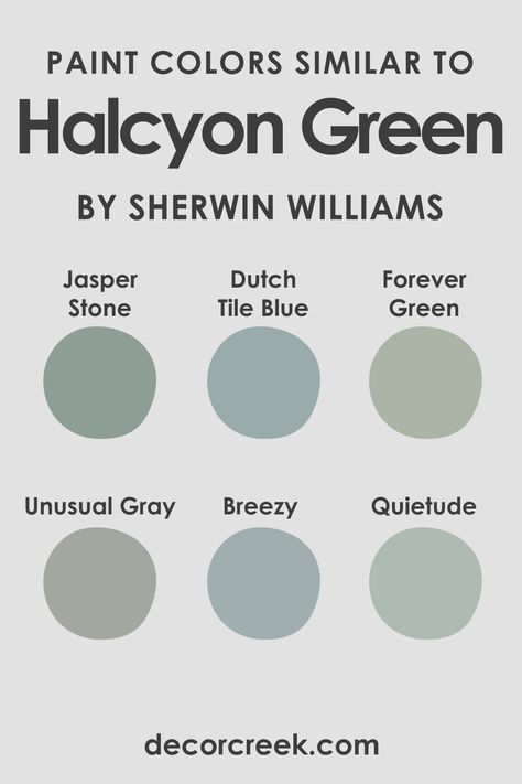 Halcyon Green SW-6213 by Sherwin Williams - decorcreek.com Halcyon Green Cabinets, Halcyon Green, Stone Kitchen Island, Blue Green Paints, Dutch Tiles, Light Sea Green, Narrow Lot House Plans, Painted Front Doors, Green Paint Colors