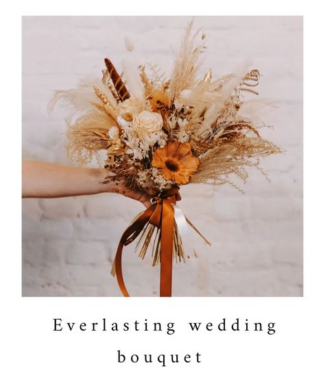 Rust Wildflower Bouquet, Western Floral Bouquet, Bride Boho Bouquet, Terracotta Flower Bouquet, Terracota Bouquet, Fall Dried Flower Bouquet, Terracotta Wedding Flowers, Terracotta Bridal Bouquet, Small Dried Flower Bouquet