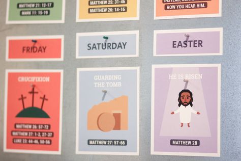 True Meaning Of Easter, Easter Countdown, Easter Saturday, Christ Centered Easter, Calendar Cards, The Savior, Palm Sunday, Countdown Calendar, He Is Risen