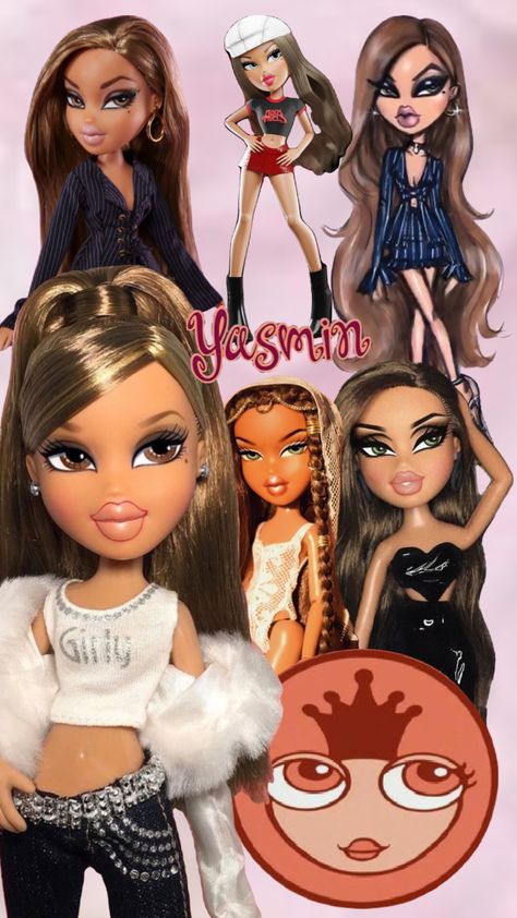 Brats Doll Yasmin, Bratz Yasmin Makeup, Bratz Yasmin Costume, Yasmin Bratz Doll Aesthetic, Bratz Halloween Costume Yasmin, Yasmine Bratz Outfit Halloween, Yasmin Bratz Iconic Outfits, Bratz Makeup Look Yasmin, Yasmin Bratz Makeup