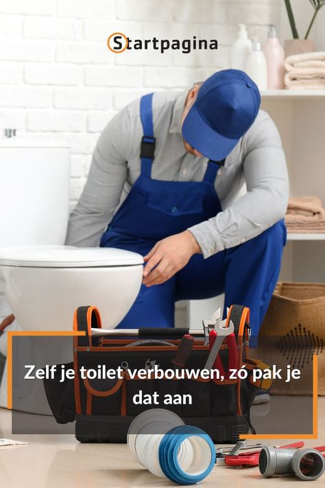 Zelf je toilet verbouwen, stappenplan Toilet Onder Trap, Wc Jongkok, Stopped Up Toilet, How To Fix A Running Toilet Diy