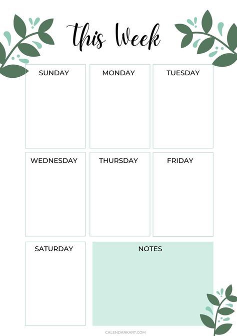 Free Printable Weekly Planner Template, Study Planner Printable Free, Weekly Planner Print, Day Planner Template, Cute Daily Planner, Weekly Planner Free Printable, Study Planner Printable, Weekly Planner Free, 달력 디자인