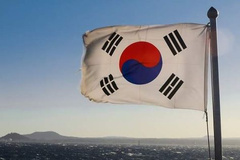 Corea del Sur está a punto de superar la barrera de los 30.000 dólares de renta per cápita, un nivel de ingresos que el consenso de los economistas califica de economía absolutamente desarrollada. El camino ha sido duro y bacheado (como la crisis de 1997), pero en pocas décadas, Corea del Sur ha pasado de ser uno de los países más pobres del mundo a formar parte del club de las economías más avanzadas y superar incluso a España. Flag Gif, Korea Flag, Ghana, South Korea, Seoul, Flag, Quick Saves