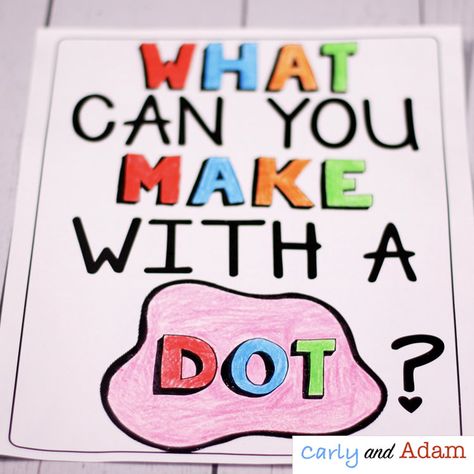 The Dot Story Activities, The Dot Stem Activities, Dot Day Snack Ideas, International Dot Day Activities, Dot Day Stem Activities, The Dot Book Activities, Dot Day Art Projects, Dot Day Activities, The Dot Activities