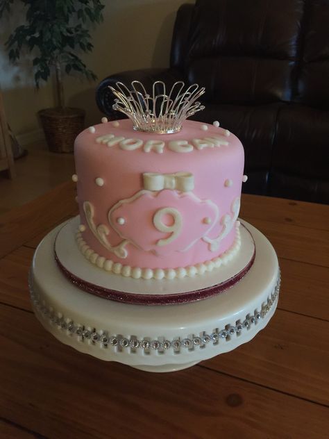 Made this fondant princess cake for a 9 year old girl at my church. Birthday Cake 12 Yrs Old, Cake For 9 Year Girl, Birthday Cake For 9 Yrs Old Girl, Birthday Cake For 10 Yrs Old Girl, Fondant Princess, Little Mermaid Birthday Cake, Mermaid Party Ideas, 65th Birthday Gifts, 9th Birthday Cake