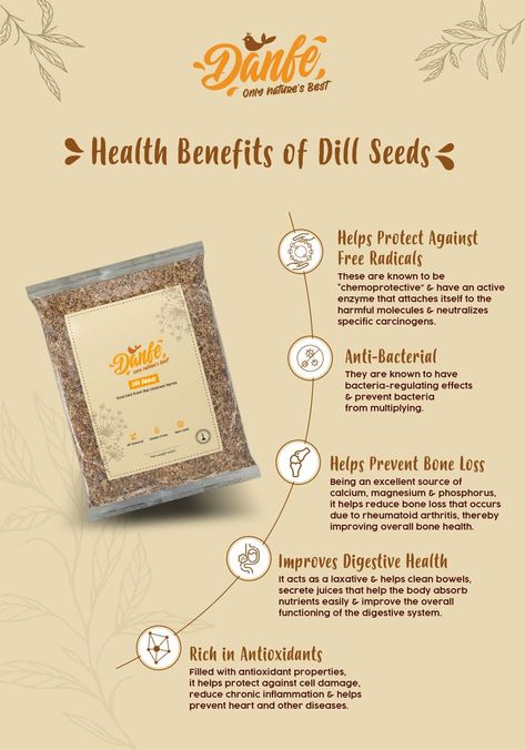 Dill seeds are versatile seeds with their flavor best brought out when they are roasted and ground up. They also have many health benefits that boost your immunity and improve overall health in the long run. Here’s a few of them: Dill Health Benefits, Benefits Of Dill, Dill Seeds, Best Magnesium Supplement, Topical Magnesium, Fat Burning Soup, Best Magnesium, Magnesium Oil Spray, Seeds Benefits