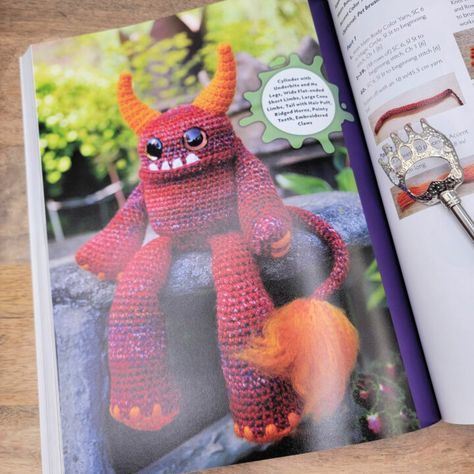 Crochet Monsters - and a Monster Giveaway! - moogly Amigurumi Book, Hair Puff, Crochet Monsters, Cat Tail, Monster Can, Egg Shape, Enter To Win, Soft Yarn, Pattern Books