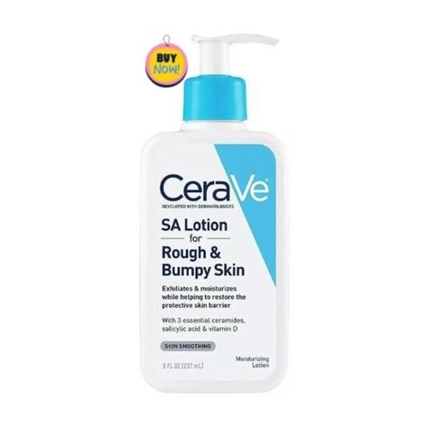 CeraVe SA Lotion for Rough & Bumpy Skin Moisturizing lotion 8 oz 237 mL Cerave Sa Lotion, Rough And Bumpy Skin, Rough Bumpy Skin, Healing Clay, Best Lotion, Healing Ointment, Keratosis Pilaris, Bumpy Skin, Skin Care System