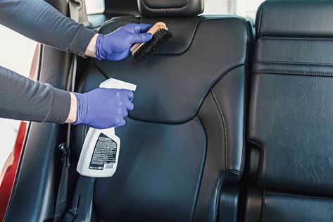 Want to make your ride look and feel its best? Read on for advice from the pros on how to clean and remove stains from leather car seats. Clean Leather Car Seats, Cleaning Leather Car Seats, Best Car Interior, Car Cleaning Services, Best Cleaner, How Do You Clean, Leather Car Seats, Sweat Stains, Clean Your Car