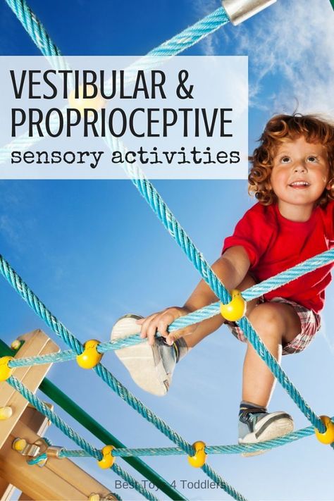 Vestibular and Proprioceptive Sensory Activities Vestibular Activities, Sensory Activities For Kids, Proprioceptive Activities, Sensory Disorder, Vestibular System, Sensory Therapy, Sensory Diet, Simple Activities, Pediatric Occupational Therapy