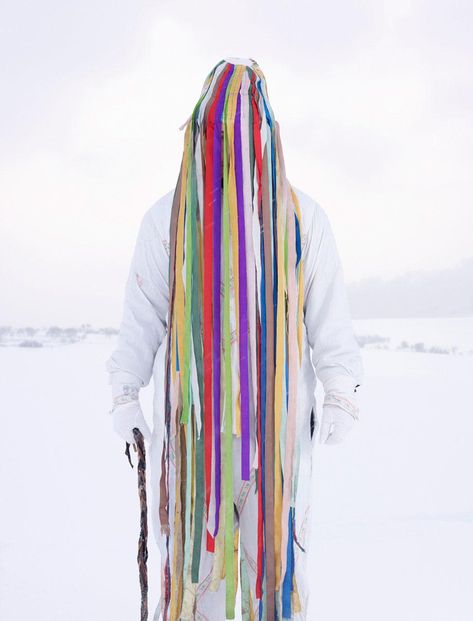 Charles Fréger: “Wilder Mann” examines pagan rituals throughout Europe (PHOTOS). Charles Freger, Pagan Rituals, Europe Photos, Folk Costume, Tie Dye Top, Wearable Art, Ritual, Portrait Photography, Mask