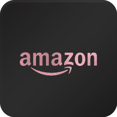 Amazon Pictures Logo, Amazon Logo Aesthetic, Phone Homescreen Aesthetic, Aesthetic Black Pink, Laptop Screensavers, Amazon App Icon, Pink Setup, Amazon Icon, Phone Homescreen