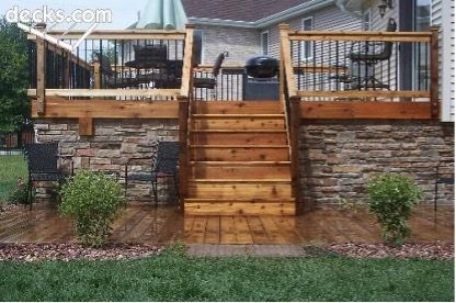 Lattice Deck, Deck Skirting, Deck Pictures, Front Deck, Deck Plans, Diy Deck, Casa Exterior, Decks Backyard, Backyard Deck