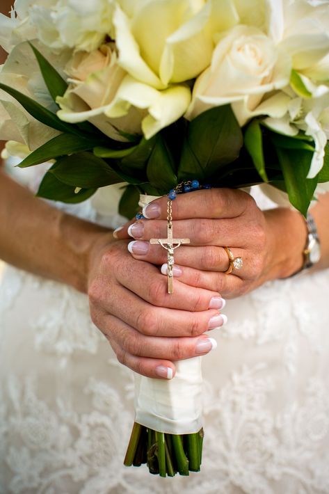 Rosary Bouquet, Catholic Wedding Traditions, Wedding In Colorado, Colorado Boulder, Fort Collins Colorado, Catholic Wedding, Bouquet Wrap, Catholic Rosary, Boulder Co