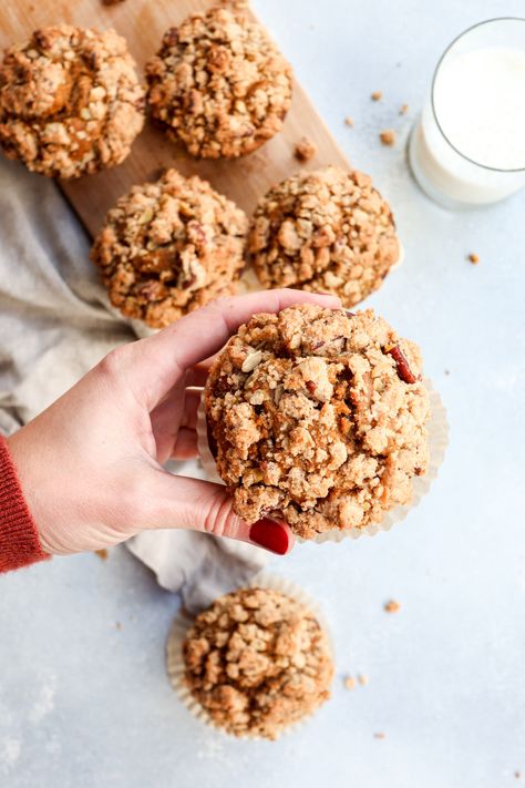 bakery-style pumpkin streusel muffins Bakery Muffin, Food Photography Cake, Bakery Muffins, Pumpkin Streusel, Pumpkin Streusel Muffins, Food Photography Dessert, Baking Photography, Bakery Style Muffins, Pumpkin Pecan Pie