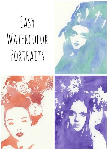 Watercolor Portrait Tutorial, Portrait Male, Watercolor Face, Portrait Tutorial, Watercolor Portrait Painting, Watercolor Projects, Watercolor Portrait, Watercolor Paintings Tutorials, Easy Watercolor