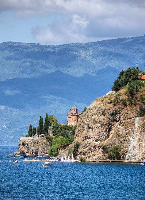 The 10 Most Instagrammable Spots in Ohrid (With Pictures) Ohrid Macedonia Aesthetic, Lake Ohrid Macedonia, North Macedonia Aesthetic, Skopje Aesthetic, Macedonia Aesthetic, Europe Interrail, Macedonia Ohrid, Lake Ohrid, Macedonia Skopje