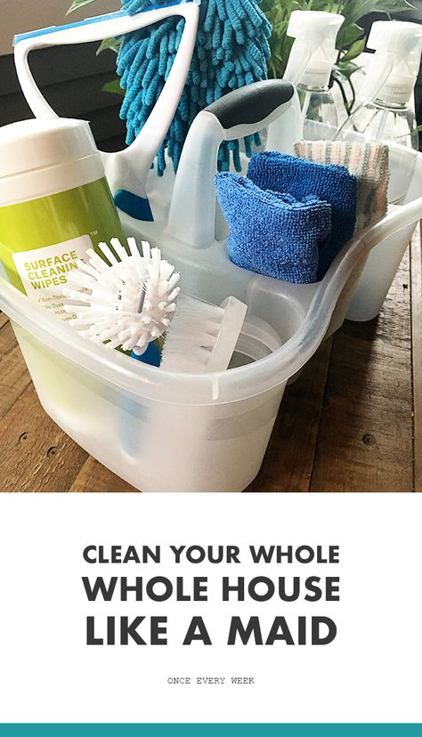 Clean Like A Maid Cheat Sheet, How To Clean Like A Maid, How To Deep Clean Your House In A Week, Maid Cleaning Tips, Jill Comes Clean, Clean Like A Maid, Cleaning Binder, Maid Cleaning, Fly Lady