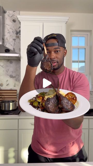 Daven Gates aka OneStopChop on Instagram: "Garlic and Herb Lamb Chops. These things were fire and that’s on who? Marry had a little lamb! FULLE RECIPE BELOW!!! INGREDIENTS 6-8 Lamb Chops 6 cloves garlic, whole 4 TBSP avocado oil, divided 2 tsp Worcestershire sauce 1 tsp garlic paste 1 tsp Italian herb paste 1 tsp garlic and herb seasoning 1 tsp all purpose seasoning (salt, pepper, garlic and onion powder) Juice of one lemon 1 sprig thyme 1 sprig rosemary 4 TBSP unsalted butter DIRECTIONS Prepare your marinade by combining 2 tbsp avocado oil, Worcestershire sauce, garlic paste, Italian herb paste, lemon juice, and seasoning. Mix well until combined and add your Lambchops. Mix around to coat Lambchops with marinade and marinate in refrigerator for at least 30 minutes. After re Lamb Chops Marinade, Daven Gates, Herb Rack, Lamb Chop Recipes, Seasoning Salt, Rack Of Lamb, All Purpose Seasoning, Herb Seasoning, Garlic Paste