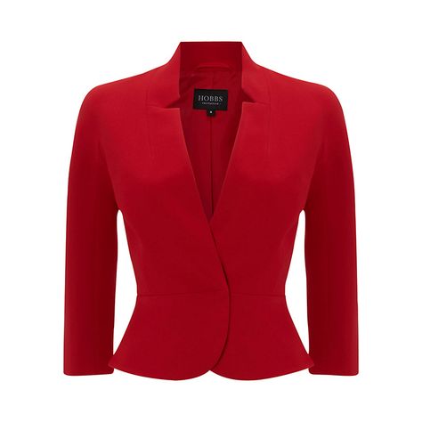 Such a fabulous jacket!  Very tailored. I like Red Blazer Jacket, Elegante Casual, Red Blazer, Blazer And Shorts, Blazer Outfits, Work Attire, Red Blouses, African Dress, African Fashion