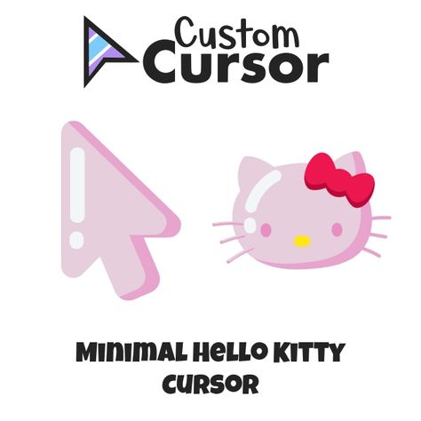 This cute kitty is famous worldwide, in every corner, in every child's backpack. Hello Kitty is depicted as a Japanese Bobtail cat with a red bow and no mouth. But in our fanart minimal... Custom Cursor is #1 for cursors! How To Change Cursor, Hello Kitty Subscribe Button, Hello Kitty Cursor Png, Custom Mouse Cursor, Hello Kitty Chromebook Wallpaper, Aesthetic Mouse Cursor Png, Cute Cursor Png, Da Hood Cursor Id, Cute Mouse Cursor Png