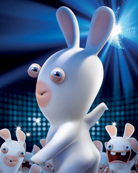 I really want one of these things!!! Rabbids Invasion Wallpaper, Rabbids Cartoon, Female Short Curly Hair, Raving Rabbits, Rabbits Invasion, Rabbit Invasion, Fluffy Hairstyles, Invasion Of The Body Snatchers, Rabbids Invasion