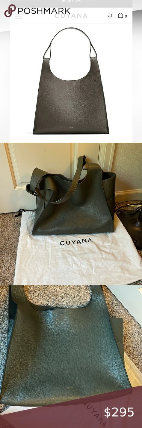 Cuyana Double Loop Oversized Olive The Social, Fashion Home Decor, Fashion Home, Handbags, Beauty, Home Decor, Home Décor