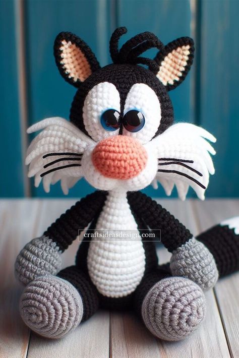 Looney Tunes Crochet Patterns, Disney Amigurumi Free Pattern, Disney Amigurumi, Character Crochet, Amigurumi Characters, Crochet Characters, Disney Crochet, Disney Crochet Patterns, Amigurumi Plush