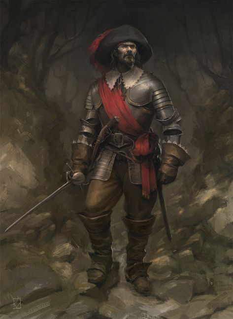 ArtStation - Officer of a Spanish Tercio, XVI Century A.D., Jaime Martinez Spain, Art