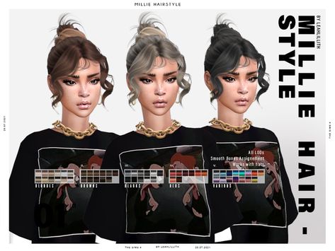 Leah Lillith, Sims 4 Mac, Boyfriend Hair, Sims 4 Black Hair, Sims 4 Anime, Pelo Sims, Tumblr Sims 4, Sims Four, Sims 4 Collections