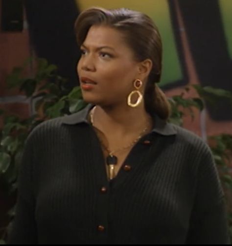 Khadijah Living Single, Khadijah James Living Single, Queen Latifah 90s Fashion, Khadijah James, Queen Latifah 90s, Sitcom Fashion, 90s Sitcoms, Living Single, Magic Stick