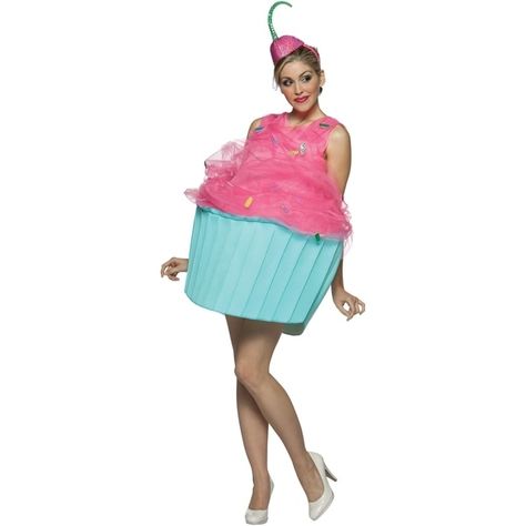 Blame K. Perry for this | The 14 Sexiest Foods Of Halloween Cupcake Halloween Costumes, Cupcake Costume, Food Costumes, Blue Cupcakes, Diy Kostüm, Cupcake Dress, Creative Costumes, Funny Costumes, Cute Cupcakes